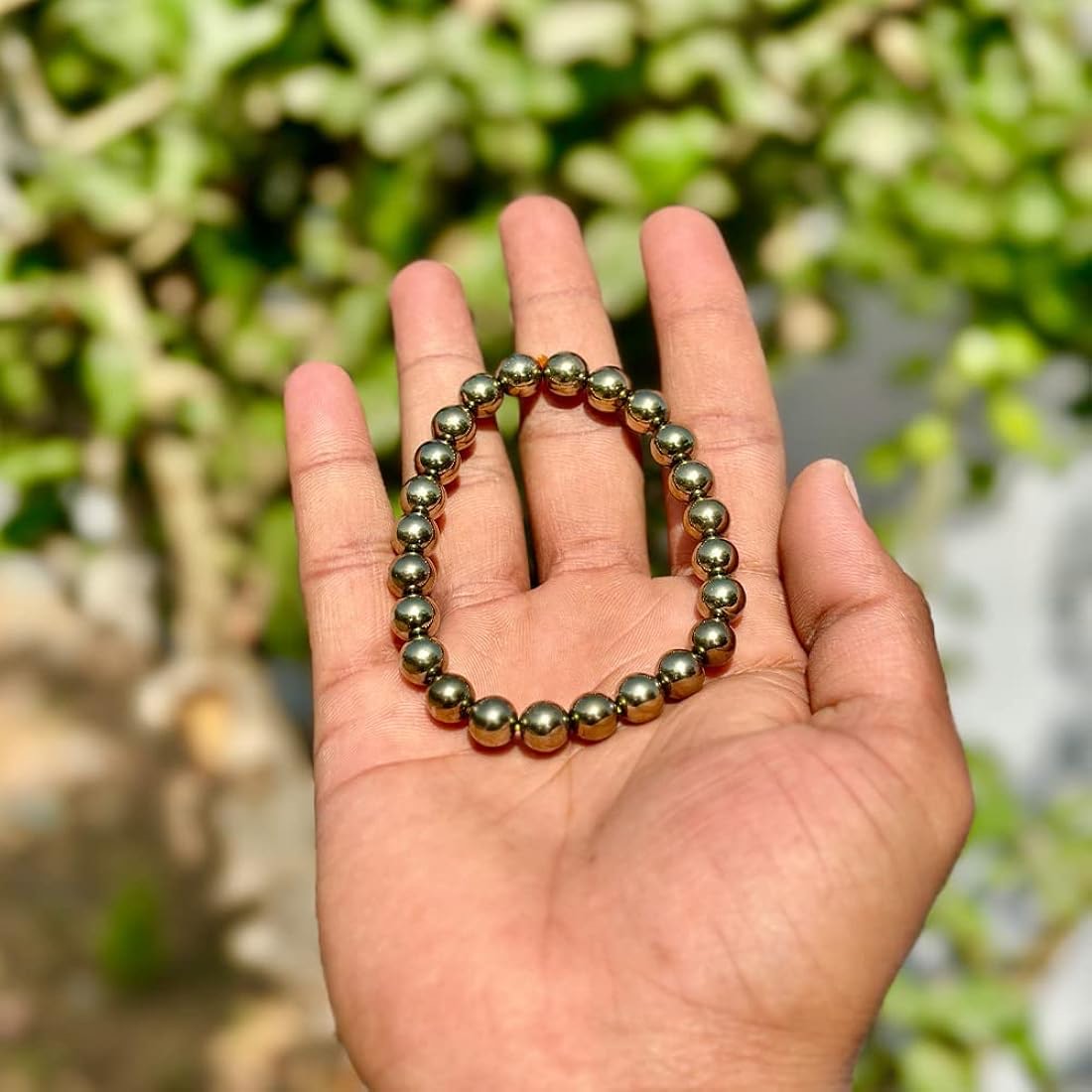 Pyrite Stone Bracelet