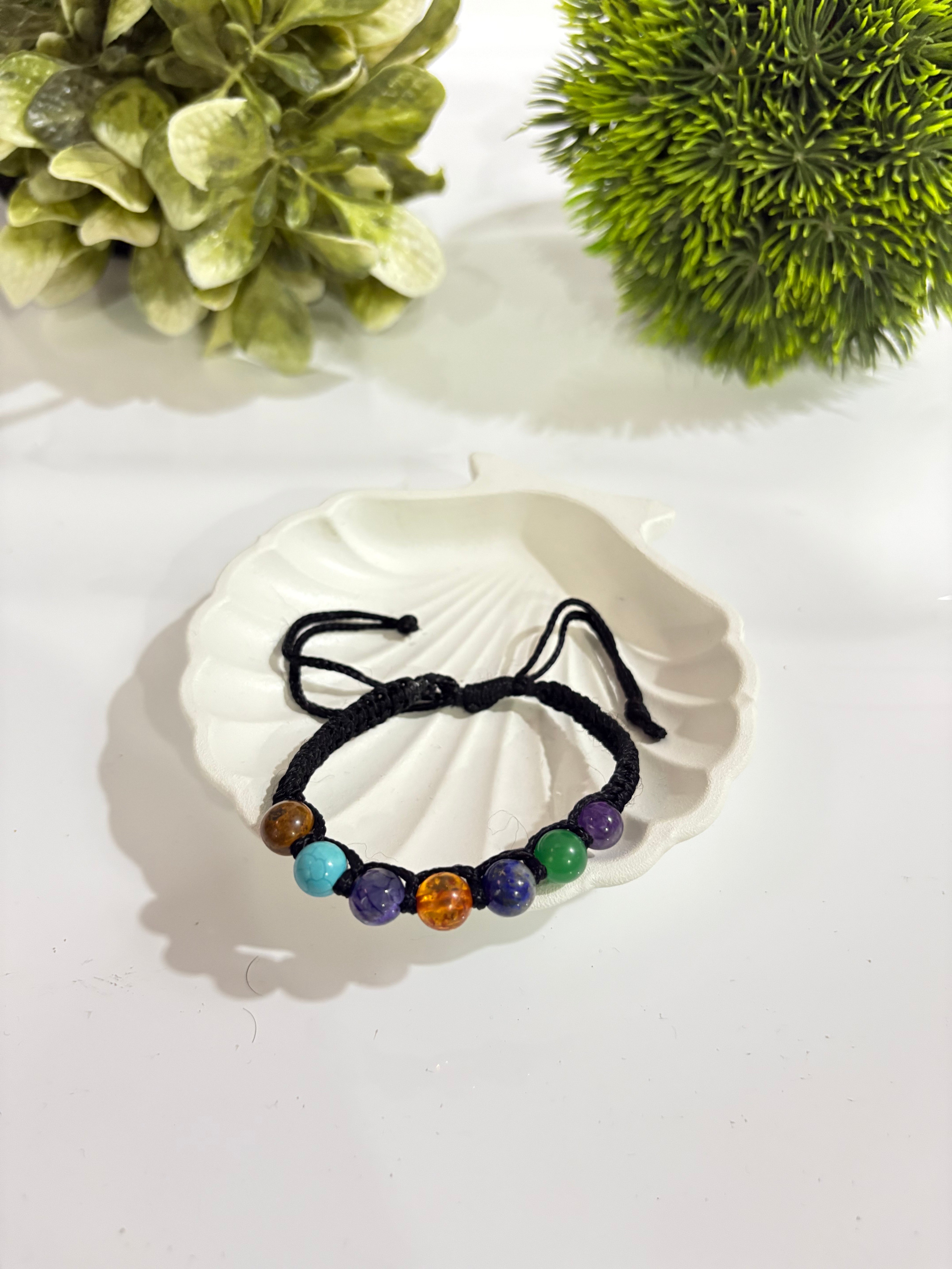 7 Chakra Adjustable Bracelet