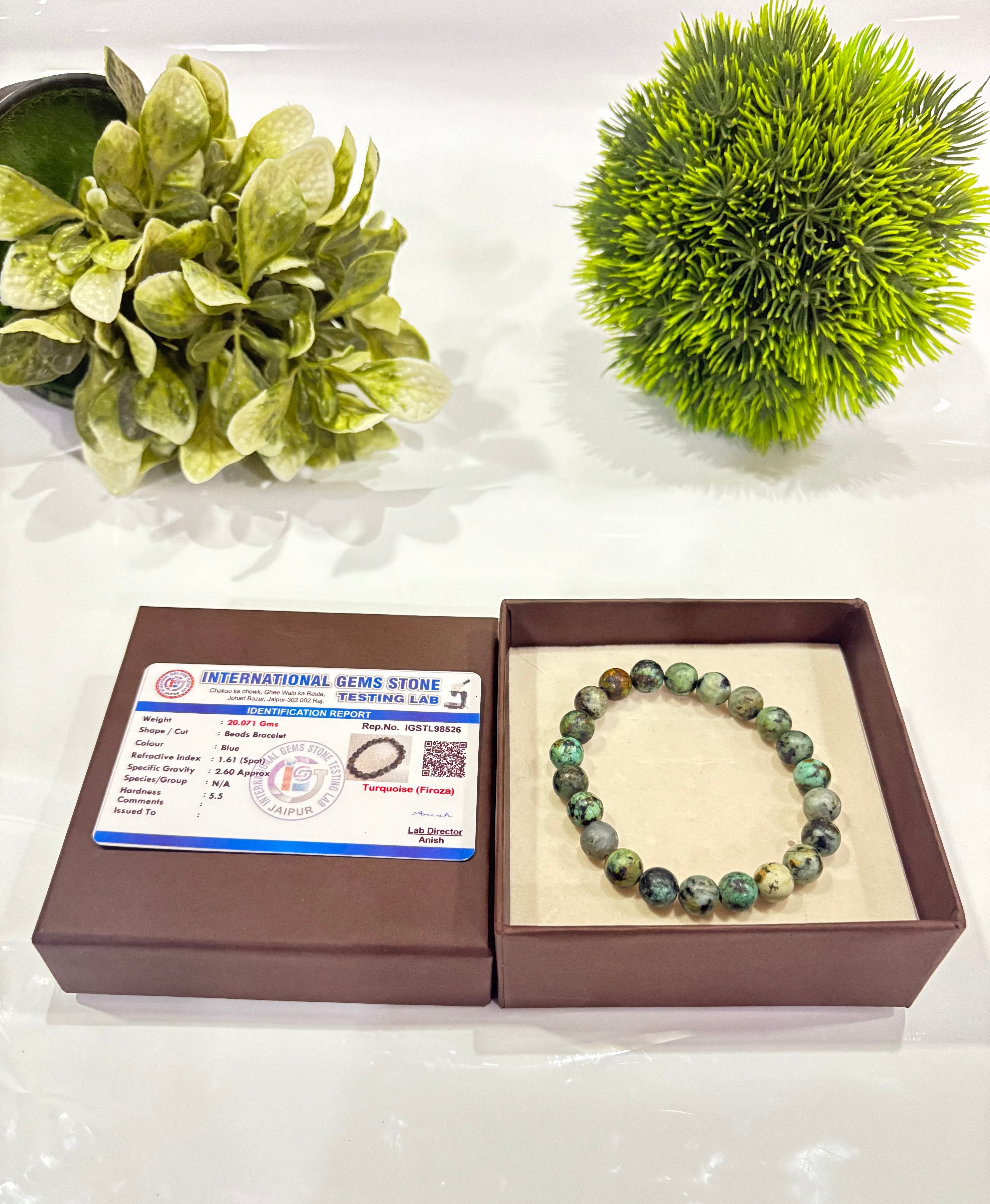 African Turquoise Bracelet