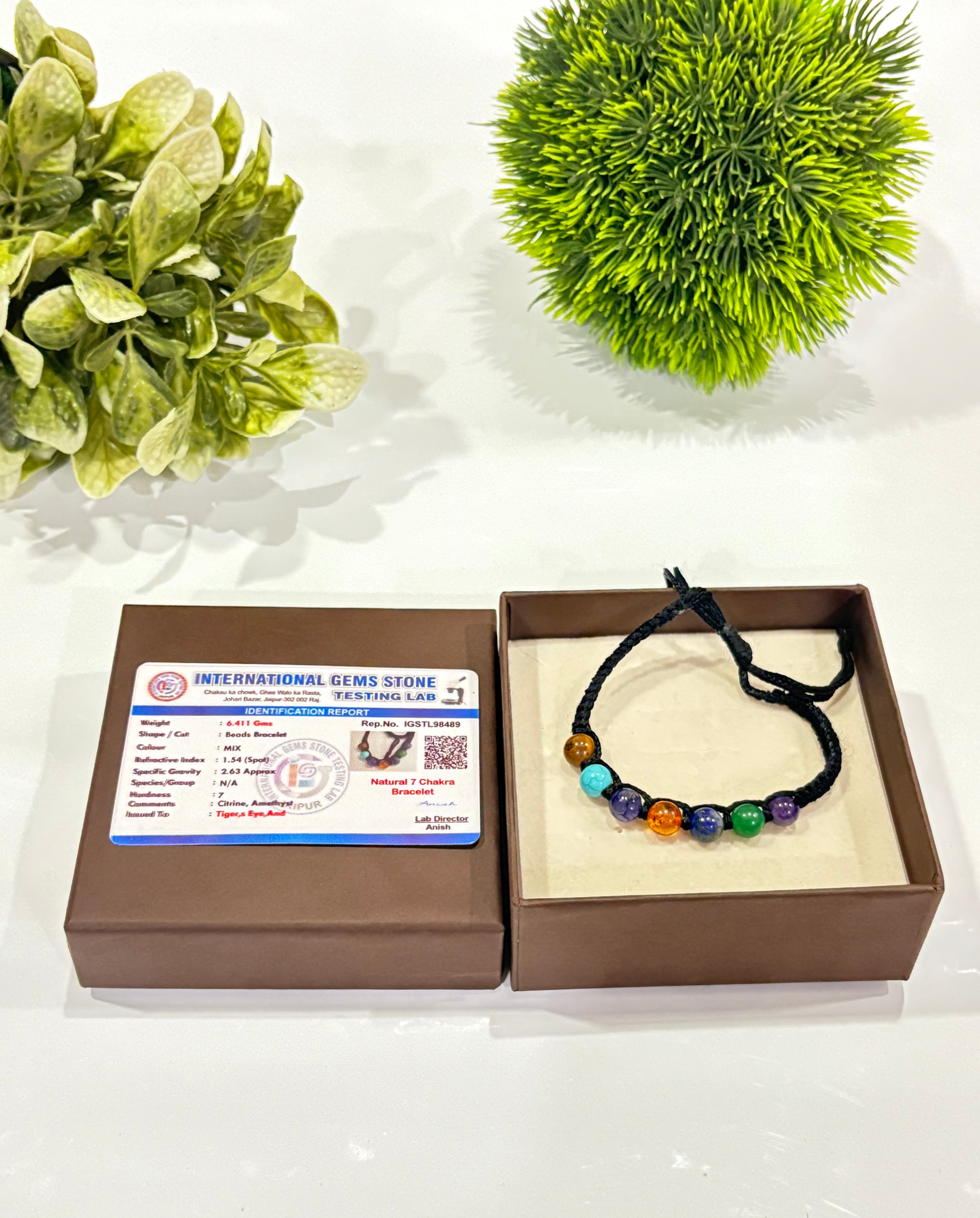 7 Chakra Adjustable Bracelet