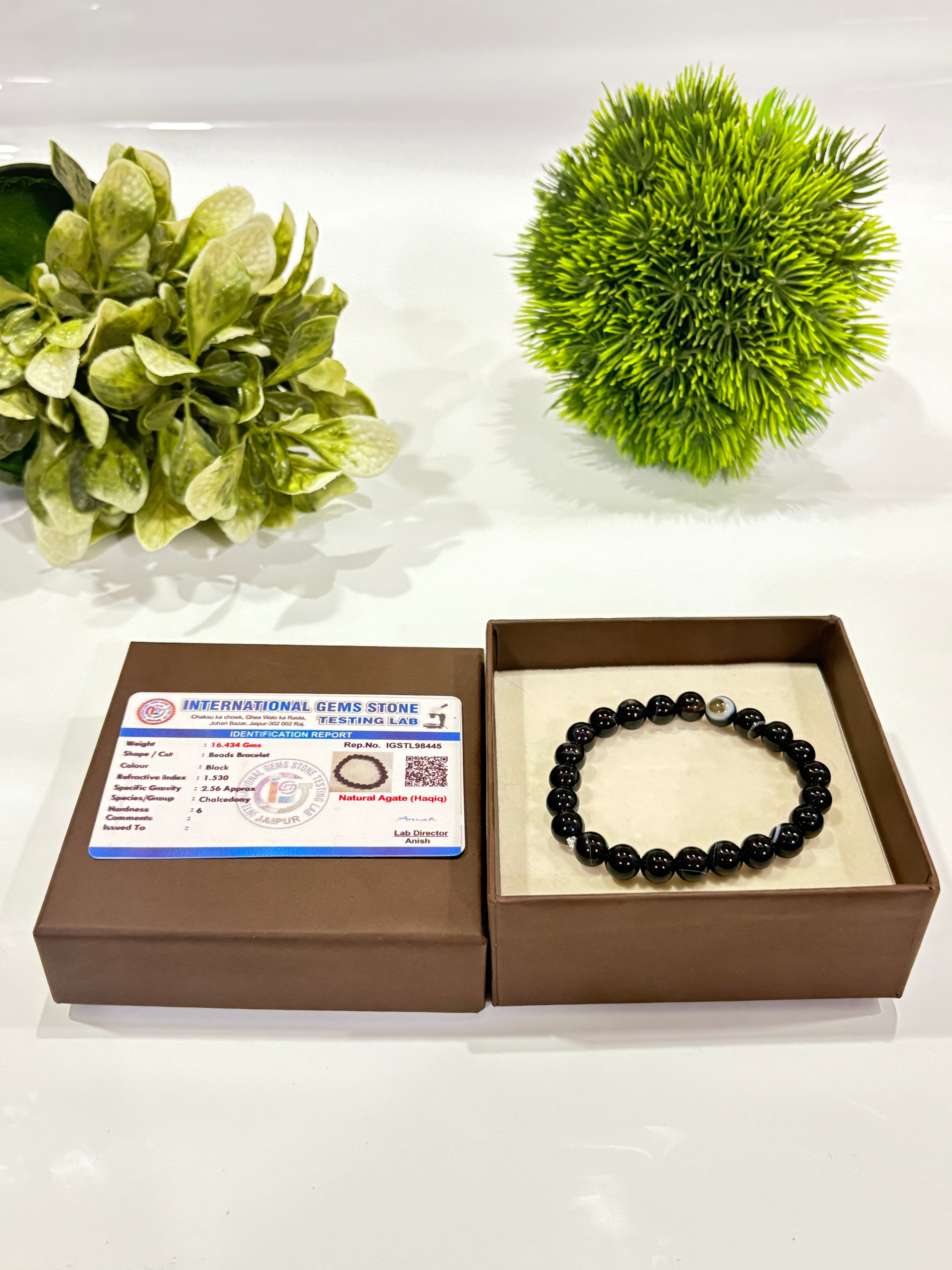 Black Agate Bracelet