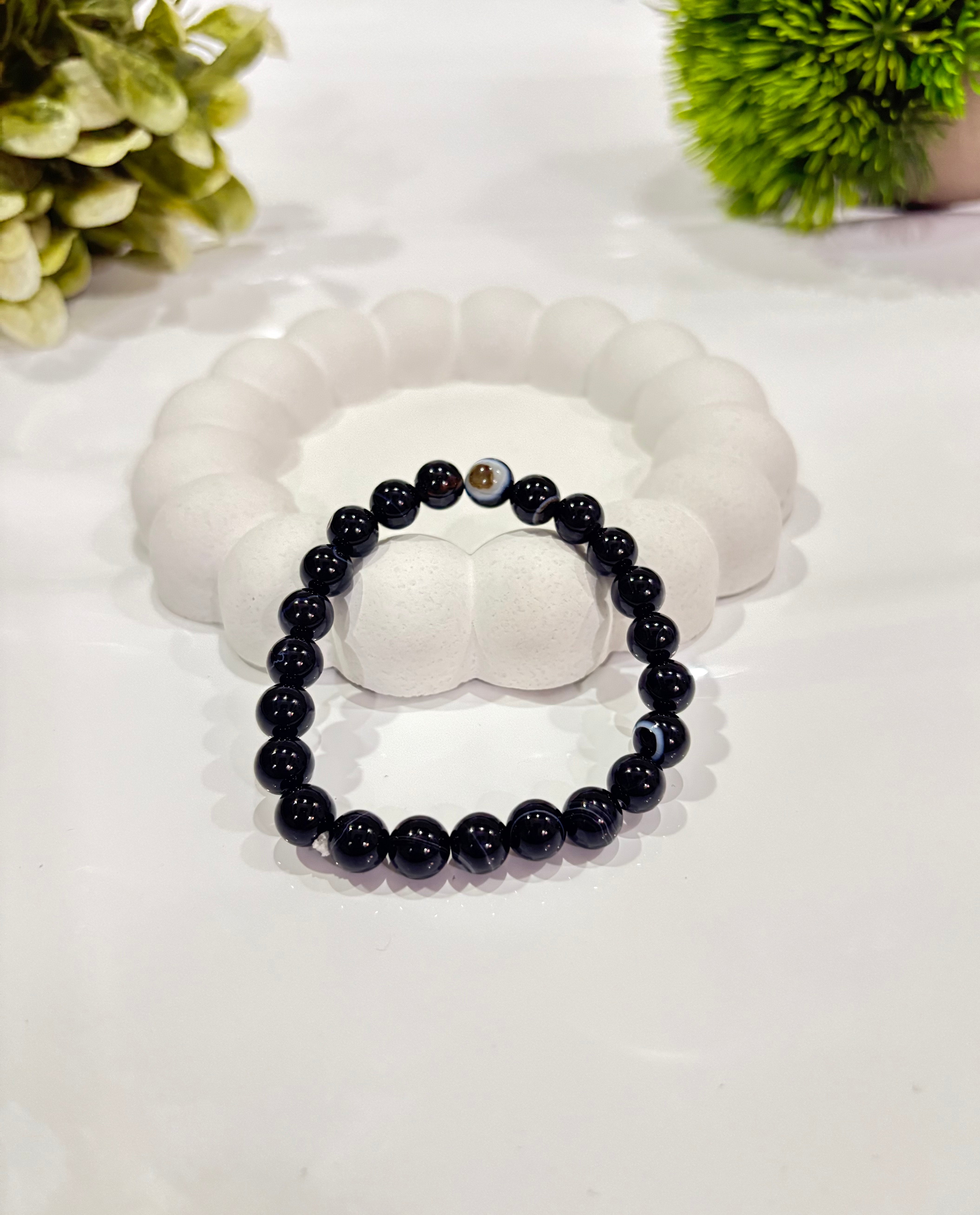 Black Agate Bracelet