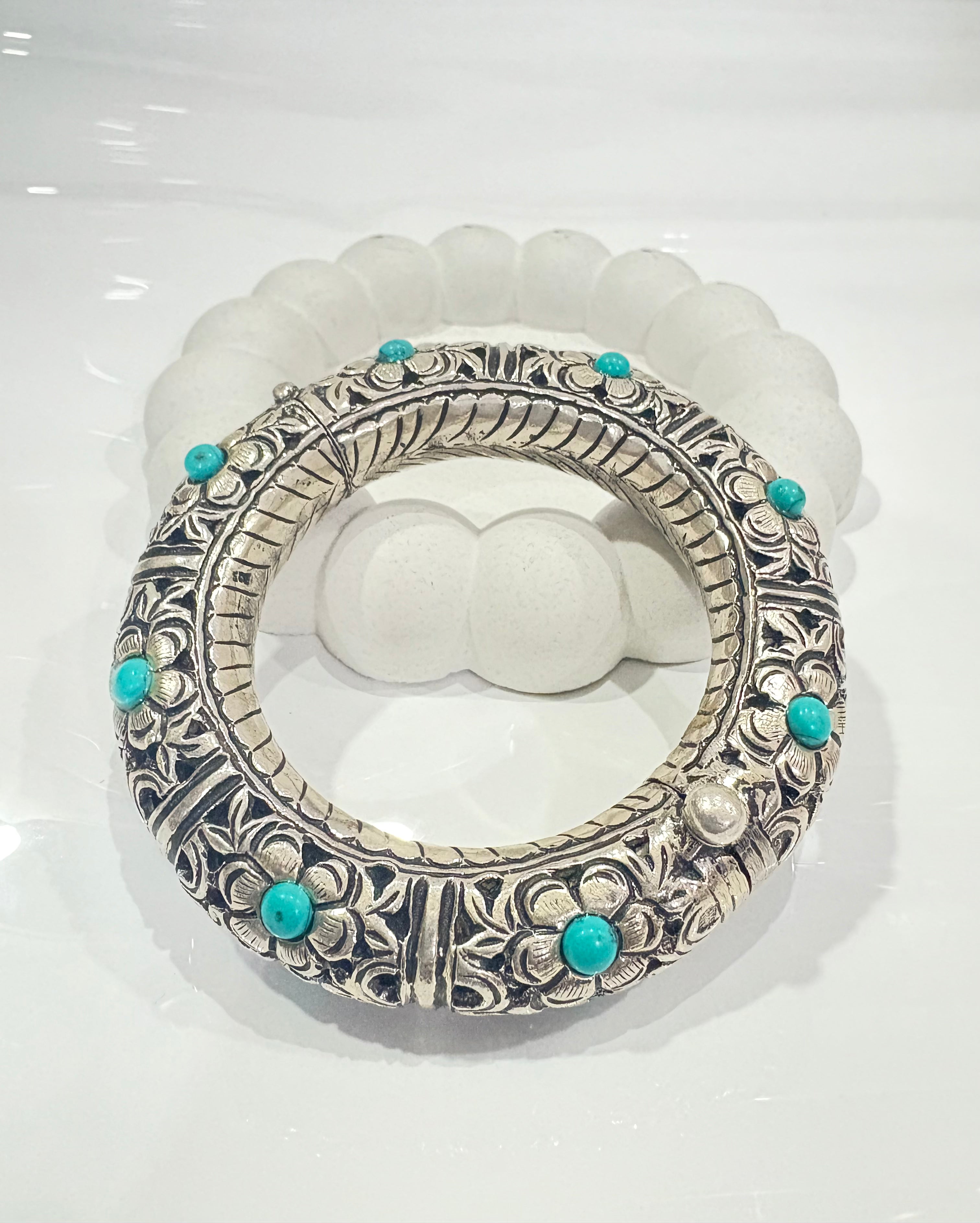 Sterling Silver Turquoise Bangle